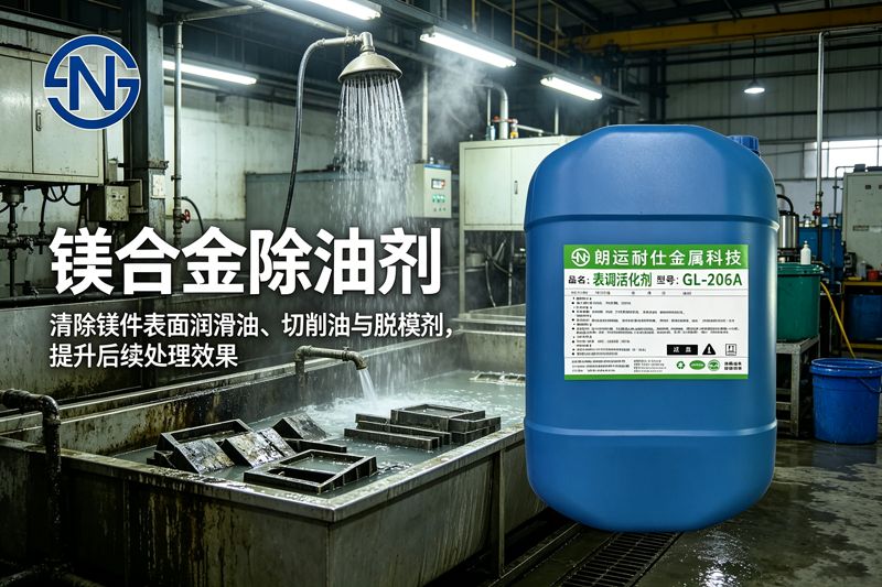 压铸镁合金用无铬钝化剂，如何避开氢脆和膜层发暗？